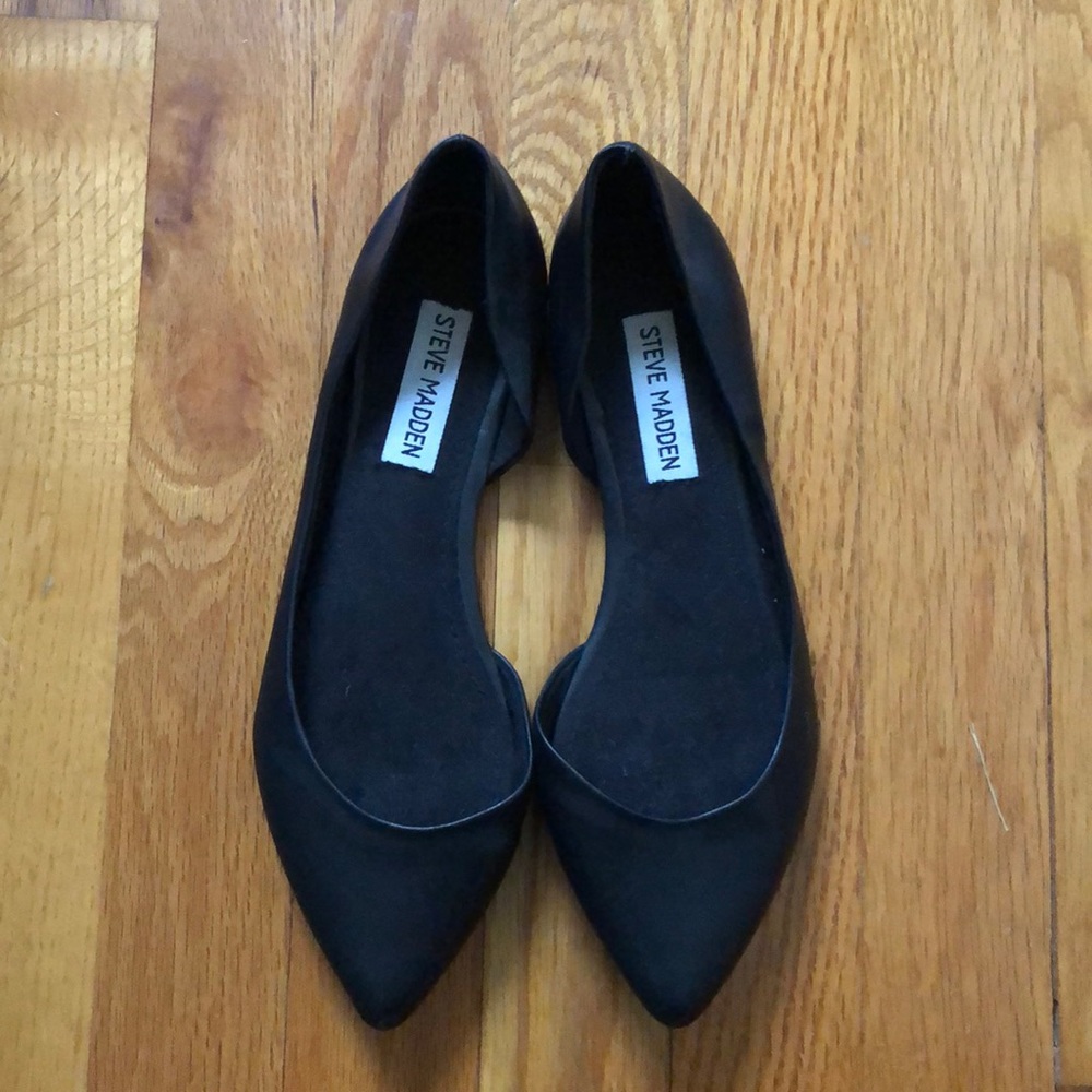 Black Steve Madden Flats